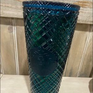 Green jeweled Starbucks cup